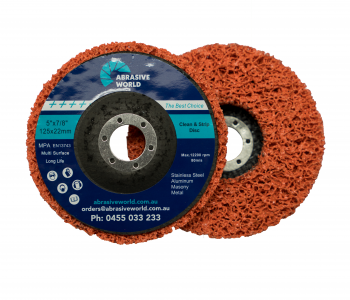 125mm Orange Clean Strip Disc x 1pc