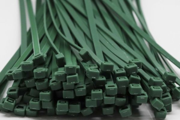 4.8mm x 300mm Dark Green Cable Ties 100pcs