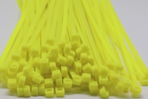 4.8mm x 200mm Fluro Green Cable Ties 100pcs