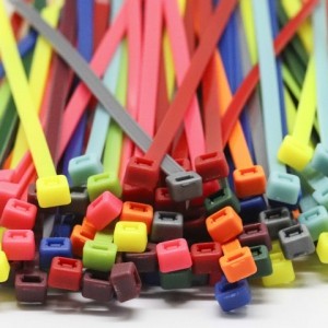 4.8mm X 200mm Mixed-Colour Cable Ties 100pcs
