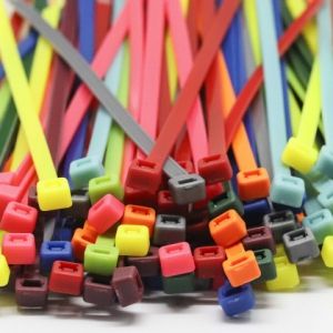 4.8mm x 300mm Mixed Colour Cable Ties 100pcs