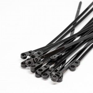 4.8mm x 200mm Mountable Cable Ties 100pcs