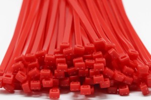 4.8mm x 200mm Red Cable Ties 100pcs