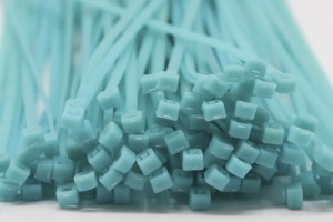 2.5mm x 200mm Sky Blue Cable Ties 100pcs