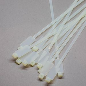 4.8mm 300mm White Cable Ties 100pcs
